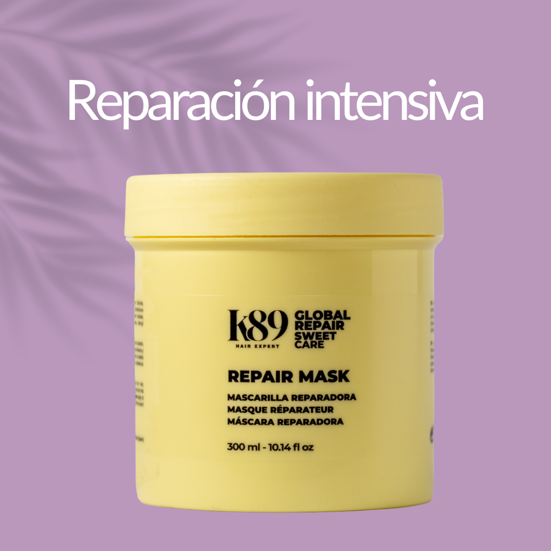 Global Repair Mask / Mascarilla que repara desde la raiz hasta las puntas, fortaleciendo el cabello dañado.