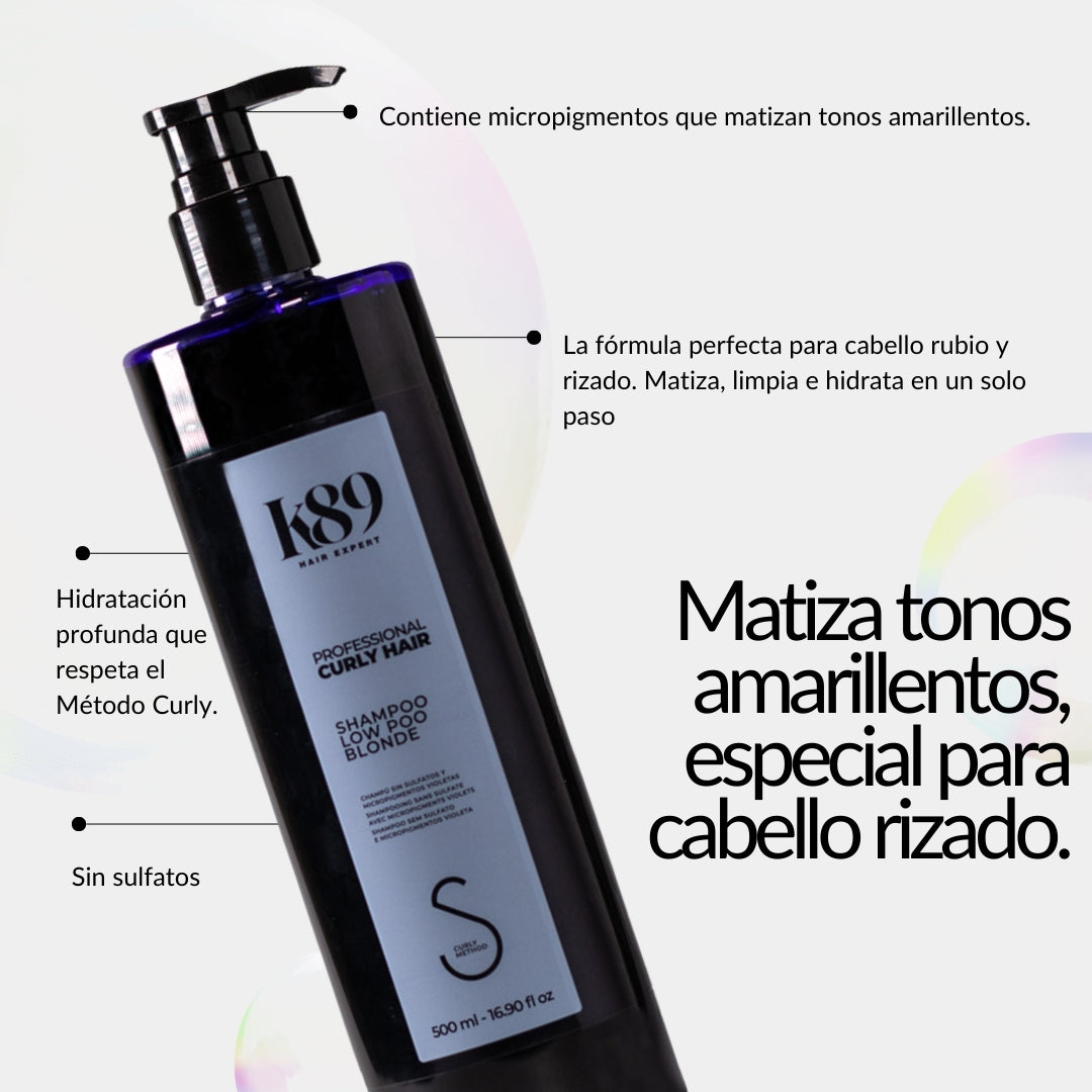 Dúo Rubios Perfectos / Apto método curly.
