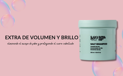 Global Volume Salt Shampoo / Shampoo para cabello graso.