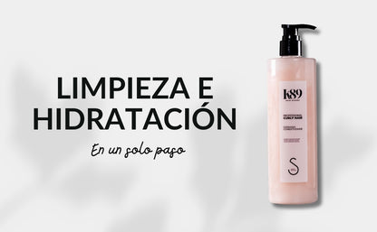 Shampoo Hidratante / Conditioner Cowash / Apto método curly 500ml.