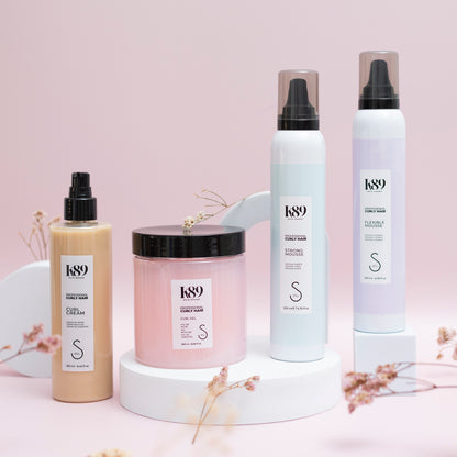 Strong Mousse Curly Hair / Espuma para definición de rizos / No apelmaza el cabello 200ml.